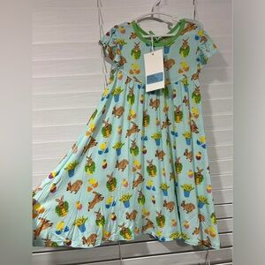 NWT Free Birdees Bamboo Bunnies & Baby Chicks Twirl Dress